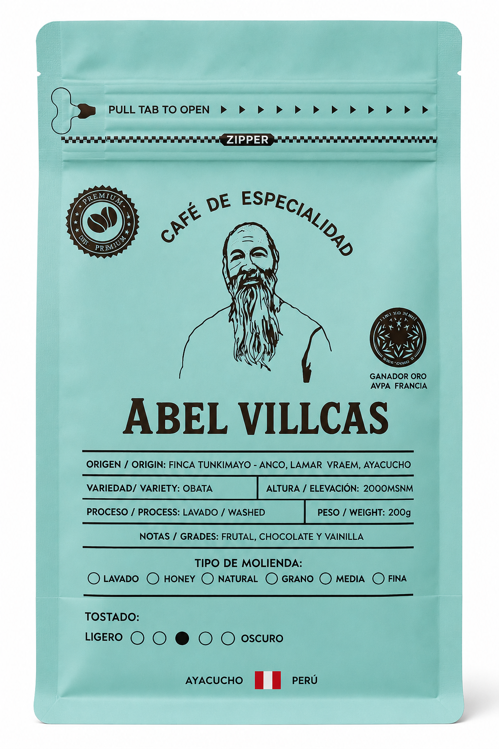 Set Experiencia Tunkimayo – 4 cafés de especialidad – 800 g