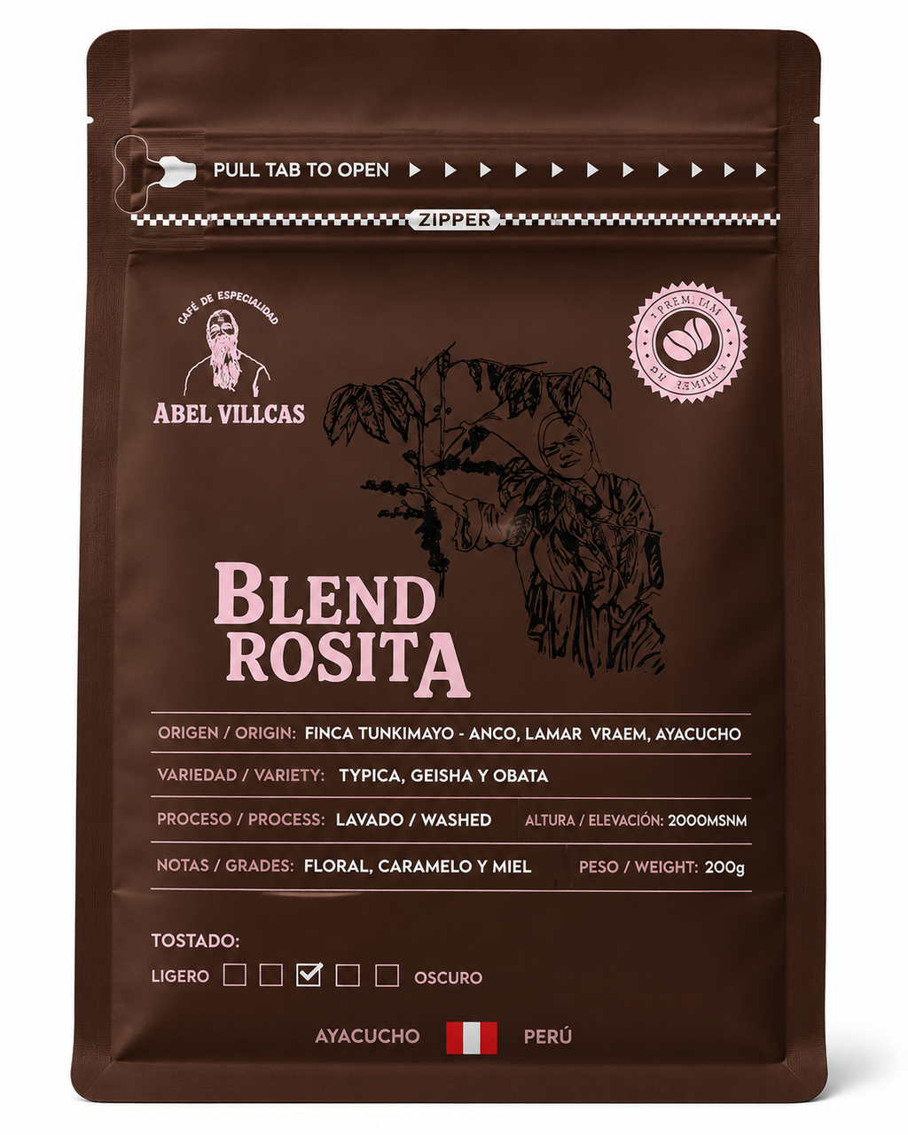 Set Experiencia Tunkimayo – 4 cafés de especialidad – 800 g